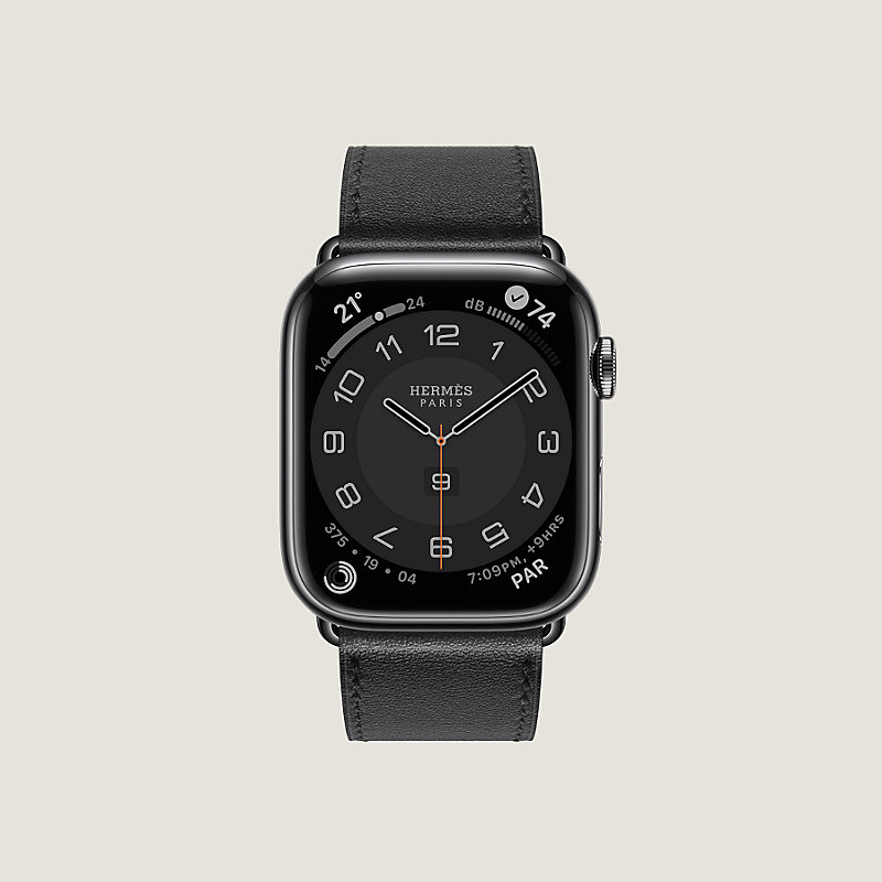 Bracelet Apple Watch Hermès Simple Tour 45&nbsp;mm