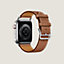 Bracelet Apple Watch Hermès Simple Tour 45&nbsp;mm Attelage, Vue: Vue de dos, back, vue 2 sur 4