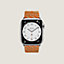 Bracelet Apple Watch Hermès Simple Tour 45&nbsp;mm Jumping, Exibir: frente, front, visualizar 4 de 4