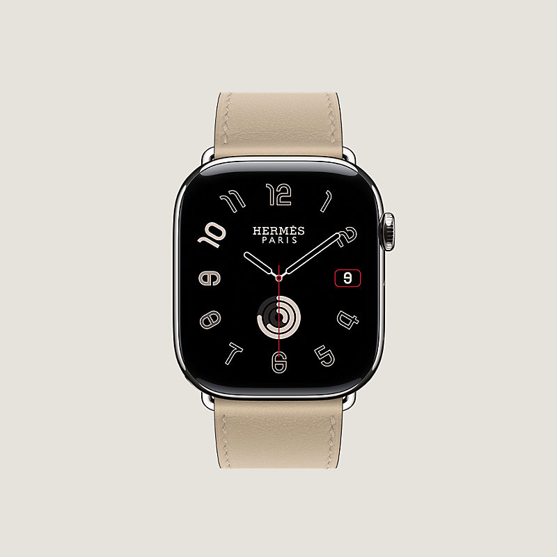 Bracelet Apple Watch Hermès Simple Tour 46&nbsp;mm