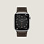 Bracelet Apple Watch Hermès Simple Tour 46&nbsp;mm Boucle Déployante, Vue: vue de face, front, vue 3 sur 3