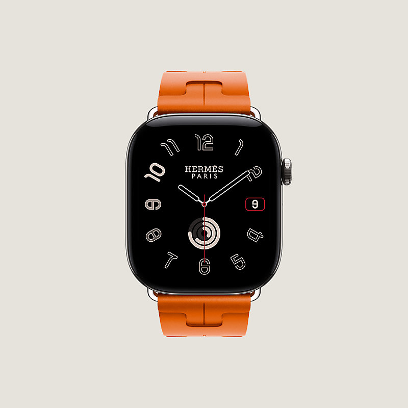 Bracelet Apple Watch Hermès Simple Tour 46&nbsp;mm Boucle Déployante Kilim, Vue: , vue 4 sur 4