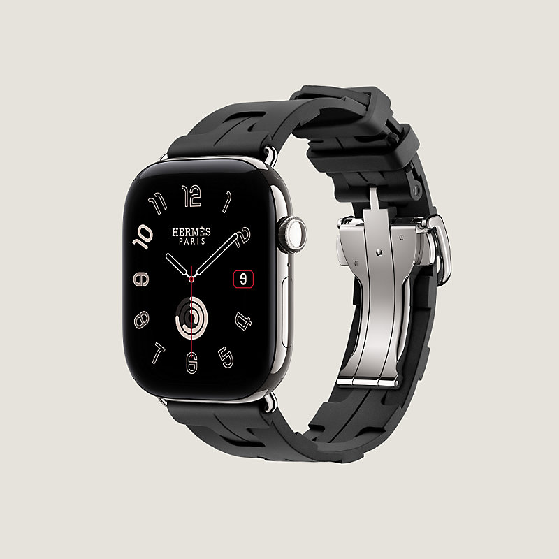 Bracelet Apple Watch Hermès Simple Tour 46&nbsp;mm Boucle Déployante Kilim, Vue: , vue 3 sur 4
