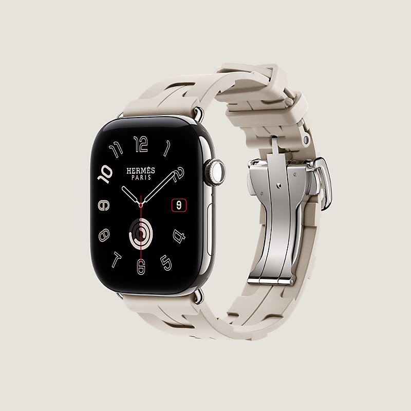 Bracelet Apple Watch Hermès Simple Tour 46&nbsp;mm Boucle Déployante Kilim, Vue: , vue 3 sur 4