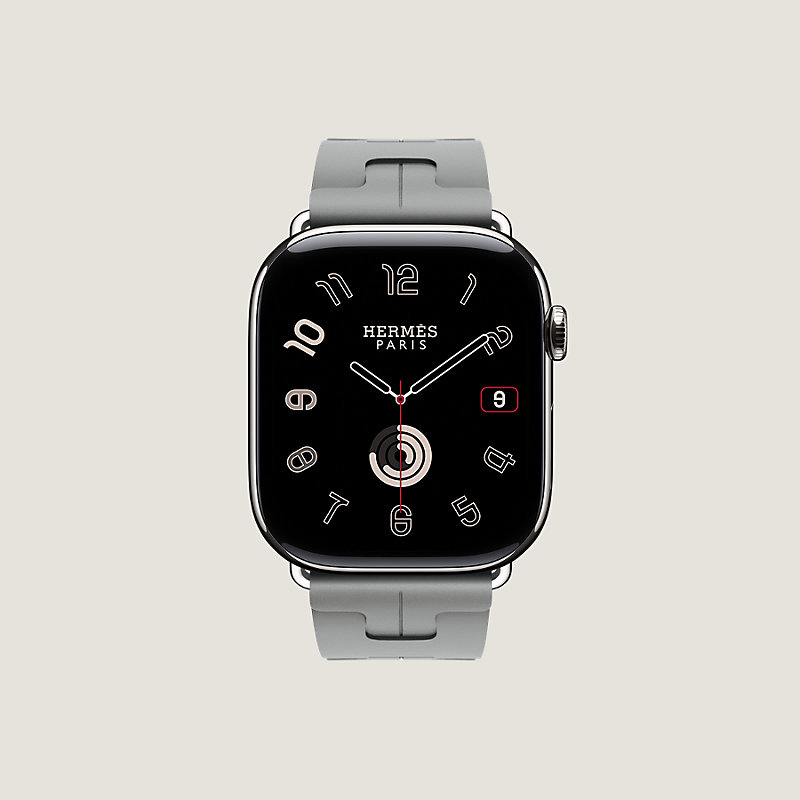 Bracelet Apple Watch Hermès Simple Tour 46&nbsp;mm Boucle Déployante Kilim