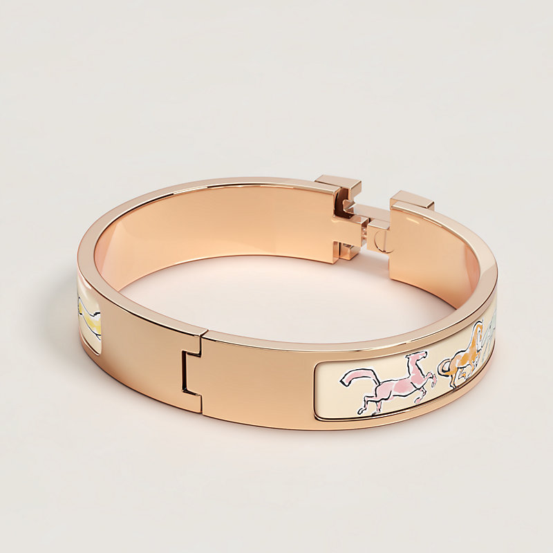 Bracelet Clic H Chevaux en Liberté