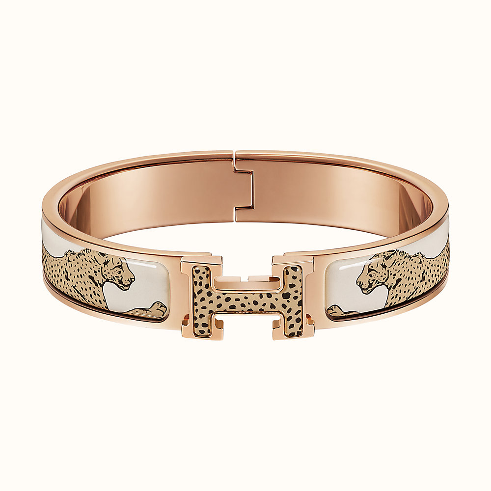 hermes bracelet leopard