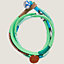 Bracelet double tour en soie, Vue: vue de face, front, vue 3 sur 5