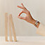 Bracelet double tour en soie, Vue: Vue portée, worn, vue 1 sur 5