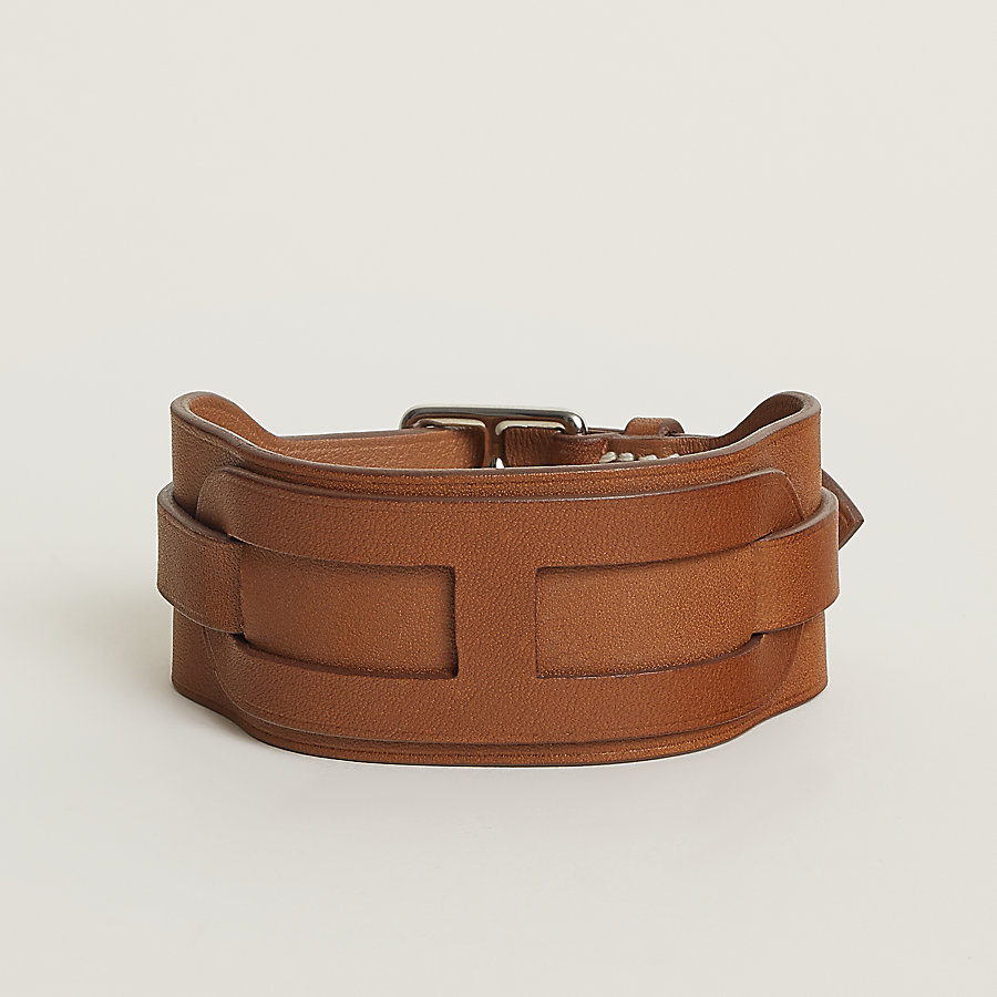 VINTAGE】Hermès Bracelet cuir Étrivière