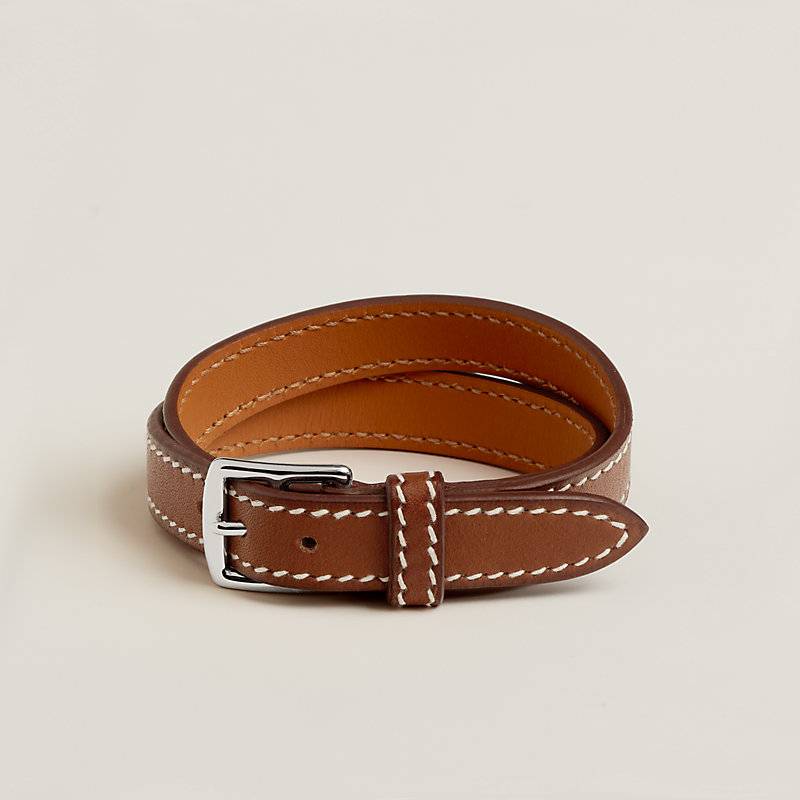 【VINTAGE】Hermès Bracelet cuir Étrivière Etriviere bracelet, small model | Hermès USA
