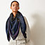 Brandebourgs Points embroidered giant scarf, View: Worn, worn, view 3 of 3