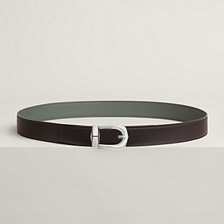 Bride d'Apparat belt buckle & Reversible leather strap 32 mm