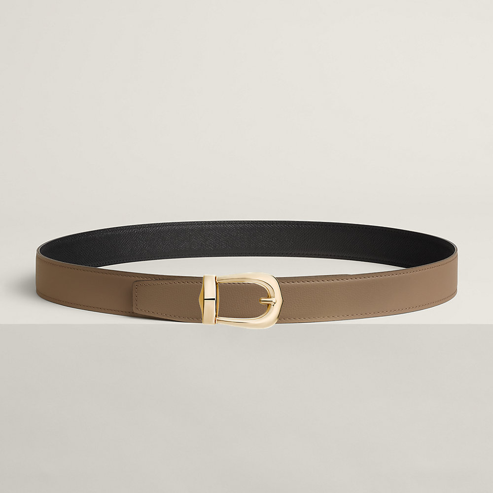 Bride d'Apparat belt buckle & Reversible leather strap 32 mm