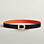 Bride d'Apparat belt buckle & Reversible leather strap 32 mm, view 1 of 3