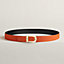 Bride d'Apparat belt buckle & Reversible leather strap 32 mm, view 2 of 3