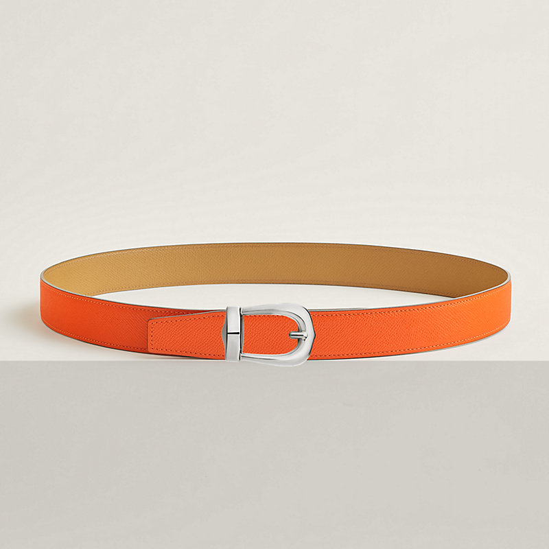 Bride d'Apparat belt buckle & Reversible leather strap 32 mm