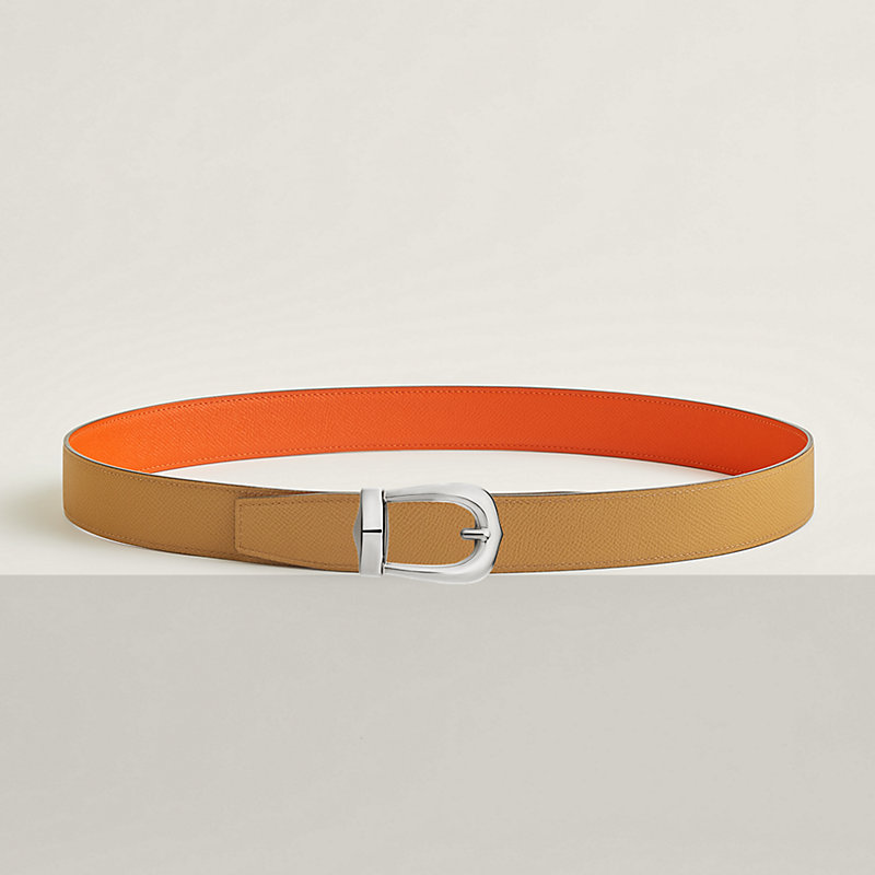 Bride d'Apparat belt buckle & Reversible leather strap 32 mm