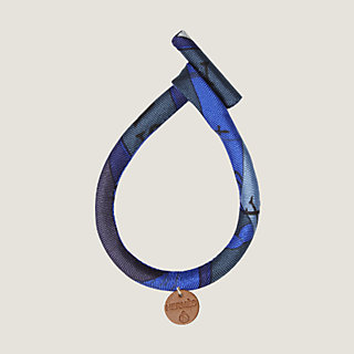 Hermes Petit H Silk Bracelet / Bag Charm - The Attic Place