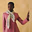 Brides de Gala au Fil de Soie scarf 90, View: Worn, worn, view 2 of 3