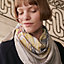 Brides de Gala Brode au Fil scarf 90, View: Worn, worn, view 1 of 3