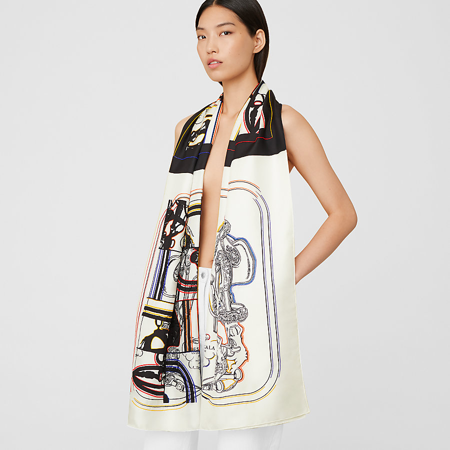 Brides de Gala en Desordre muffler | Hermès UK - 小物
