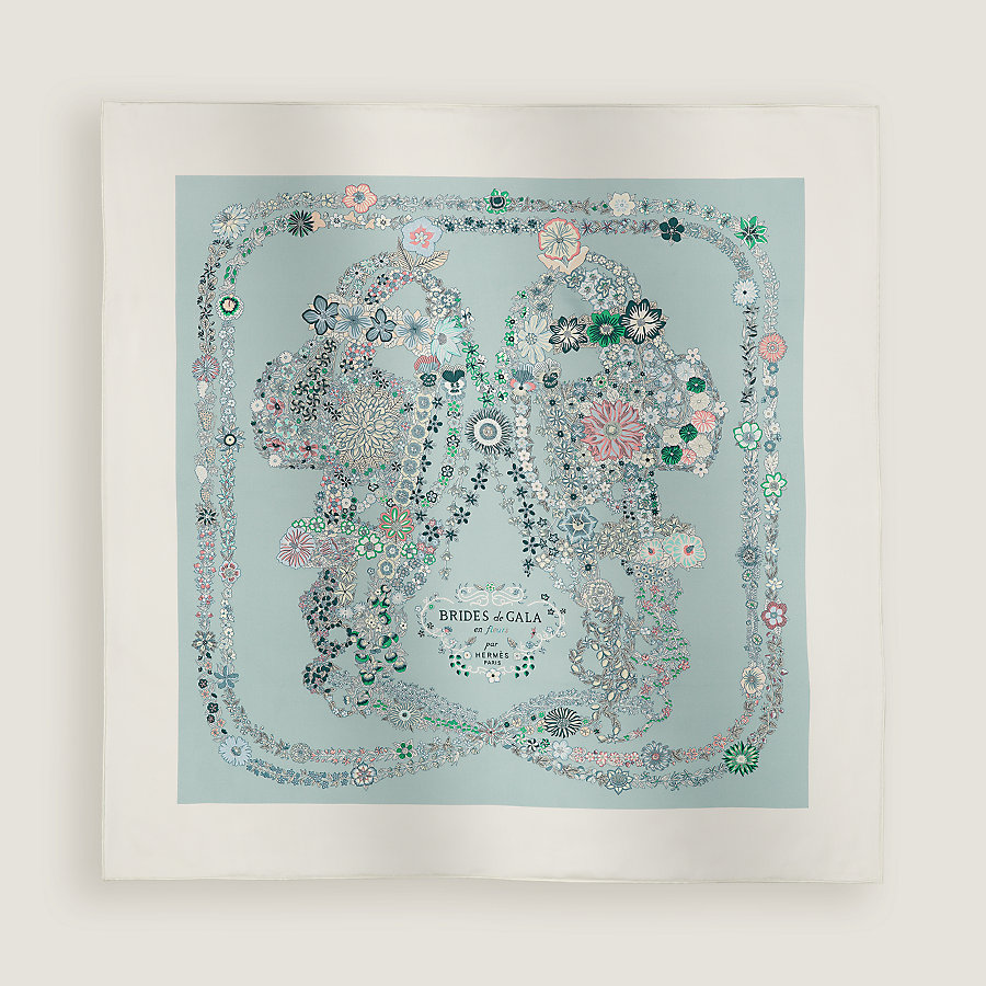 Brides de Gala en Fleurs scarf 90 | Hermès USA
