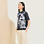 "Brides de Gala en Fleurs" short-sleeve twillaine sweater, View: Worn, worn, view 1 of 4