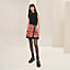 "Brides de Gala et Chaines" pleated miniskirt, View: Worn, worn, view 1 of 5