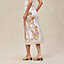 "Brides de Gala Gold" long skirt with slit, View: Worn, worn, view 3 of 5