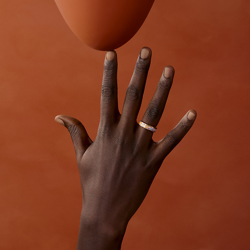 Brides de Gala Love ring, small model - Blue | Hermès UK
