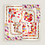 Brides de Gala Marble Silk dossard scarf, View: Flat, flat, view 2 of 3