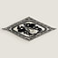 Brides de Gala pleated bandana 55, View: Flat, flat, view 1 of 4