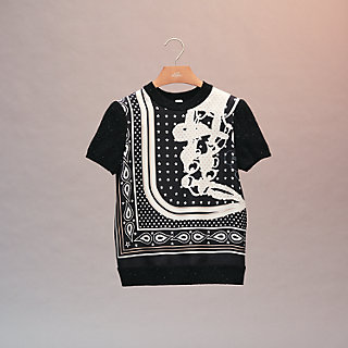 HERMES BRIDES DE GALA LOVE ツイルレーヌ 半袖ニット HERMES BRIDES DE GALA LOVE ツイルレーヌ 半袖ニット Brides de