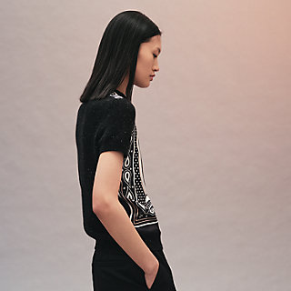 HERMES BRIDES DE GALA LOVE ツイルレーヌ 半袖ニット エルメス ニット セーター 23SS Brides de Gala | ビープライス