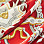 Brides et Destin scarf 90, View: Worn, worn, view 3 of 3