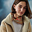 Brides et Frontaux scarf 45, View: Worn, worn, view 2 of 2