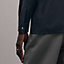 "Broderie cheval" straight cut shirt with Louis collar, View: Worn, worn, view 5 of 6