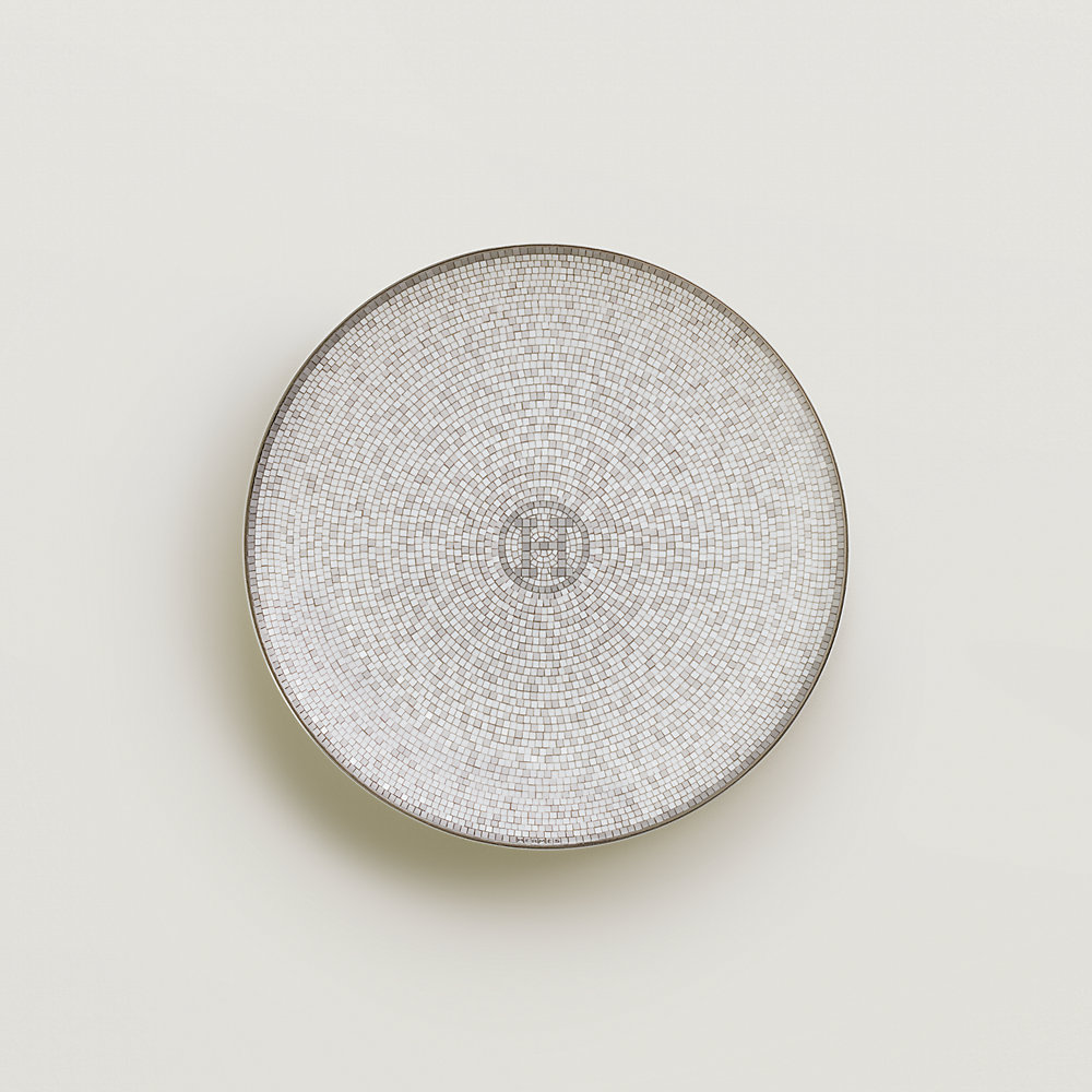 Brotteller Mosaïque au 24 Platin | Hermès Deutschland