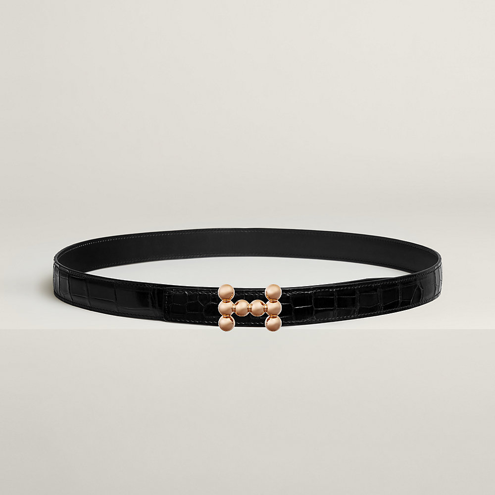 Bubble belt buckle & Leather strap 24 mm | Hermès Australia