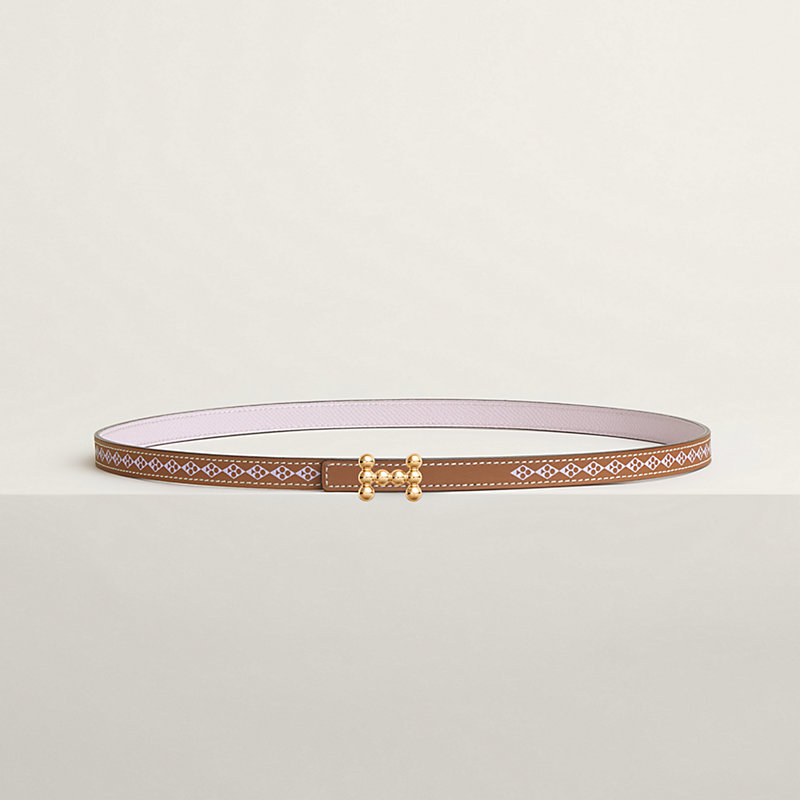 選べるカラー♪[HERMES] Bubbleバックル リバーシブル13mmベルト ベルトバックル 《ミニH》 & リバーシブルベルト 《エルメス