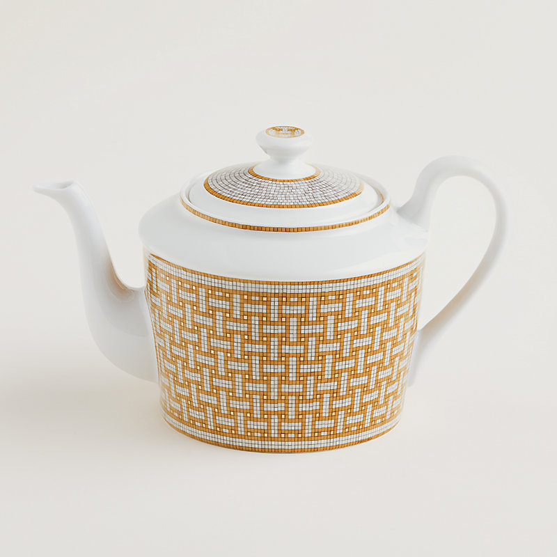 Bule Mosaïque au 24 ouro | Hermès Brasil