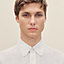 Button-down collar straight cut shirt, View: Worn, worn, view 4 of 5