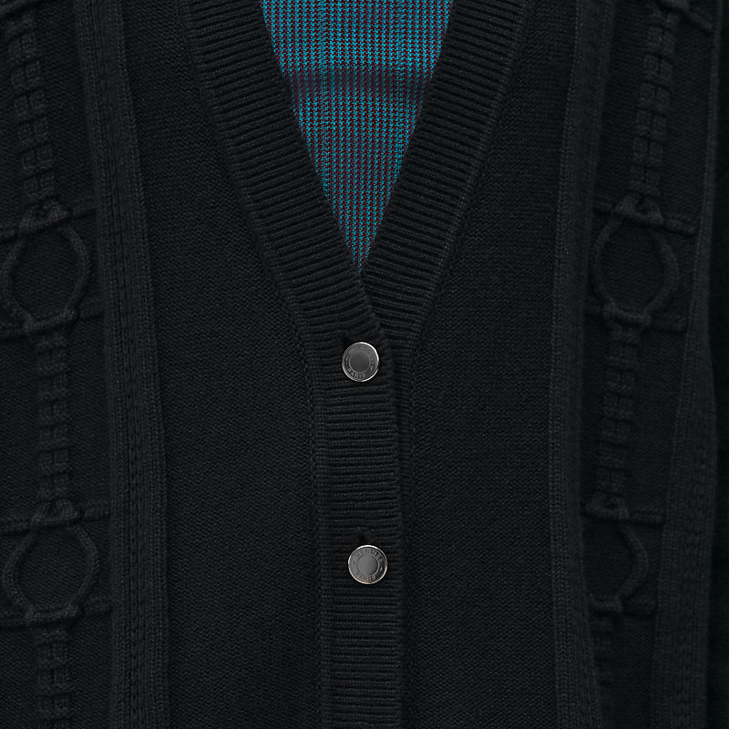 Buttoned cardigan | Hermès USA