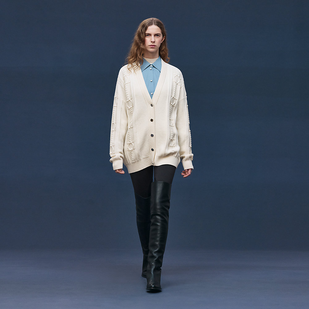 Buttoned cardigan | Hermès USA