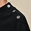 Buttoned sweater with "Ferronnerie" details, View: Worn, worn, view 5 of 6