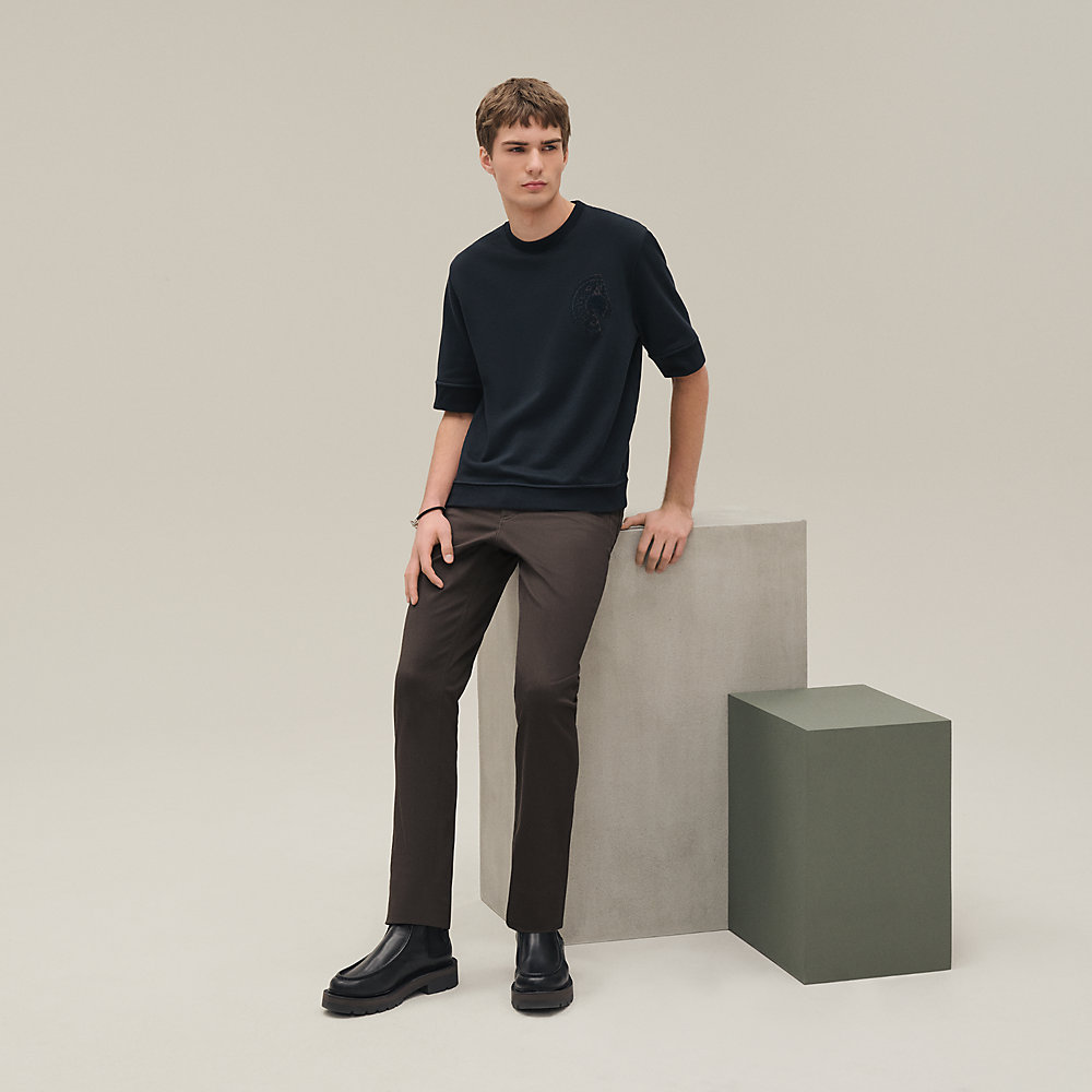 洗練カジュアルで魅せる HERMES T-shirt patch C.D.S. Tシャツ C.D.S. t-shirt | Hermès USA
