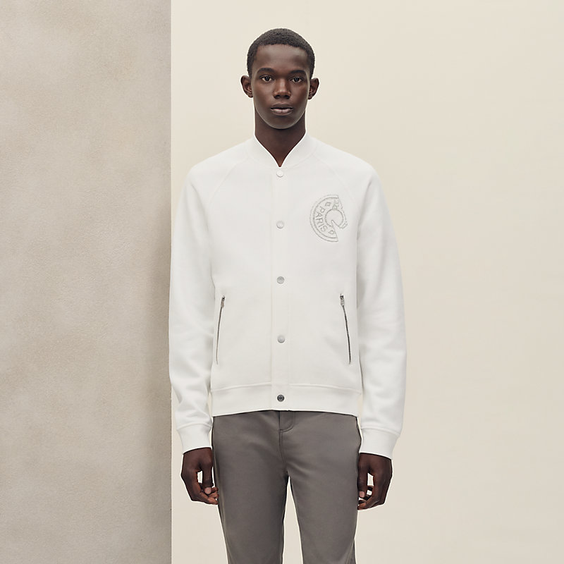 2025 美品　Deuxieme Classe Charm blouson C.D.S. varsity jacket | Hermès Macau SAR