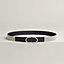 Cache-Cac'H belt buckle & Toile H Plume leather strap 24&nbsp;mm, View: , view 1 of 4