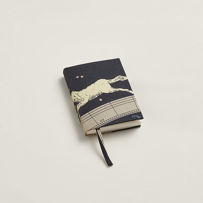 Caderno em seda Zodiaque, modelo míni